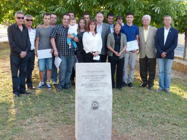 Homenaje a Losé Ferragud Martí en Algemesi