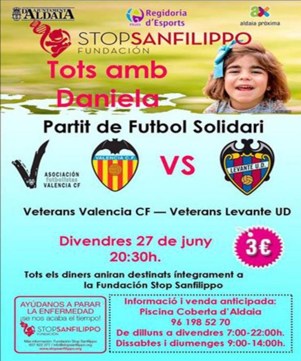 Un partido solidario enfrenta a los veteranos del Valencia C.F contra los del Levante U.D